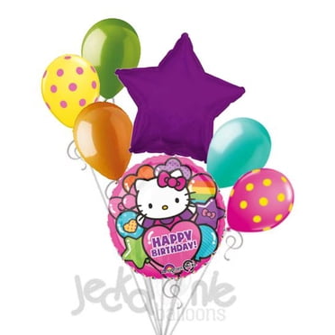 Hello Kitty Face Foil Balloons 13"x15" - Walmart.com