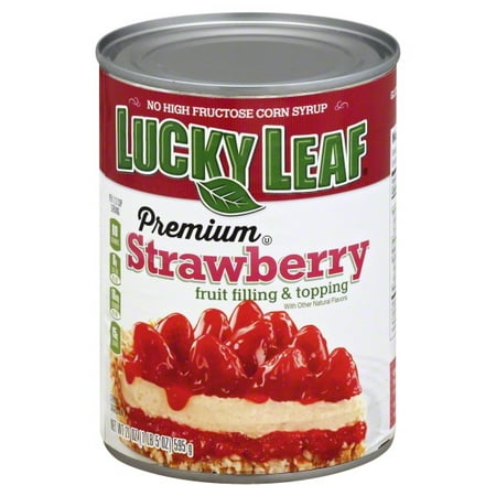 (3 Pack) Lucky Leaf Premium Strawberry Pie Filling 21 oz