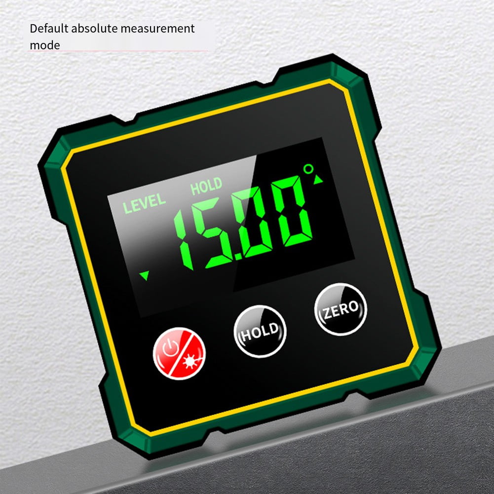 Type-c Rechargeable Level with Magnetic Base & LCD Display