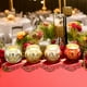 thumbnail image 2 of 12 Candelabros de Velas en Cristal Soporte para Portavelas para Velas de té Portavelas de Cristal Dorado Candelita Candelero Oro Vidrio Mercurio para decoración del hogar, 2 of 5