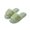 Green, variant on Dark Gray Womens Casual Round Toe Cotton Slippers Indoor Home Warm Soft Sole Slip On Winter House Shoes