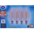 thumbnail image 2 of Great Value LED Decorative Bulbs, 4W, Daylight, 4 Count, 2 of 2