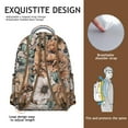 thumbnail image 5 of "Wildflower & Sunflower Backpack for Women - Stylish School Bag, Water-Resistant, Large Capacity, Laptop Pocket, Comfortable Straps, Floral Print", 5 of 6