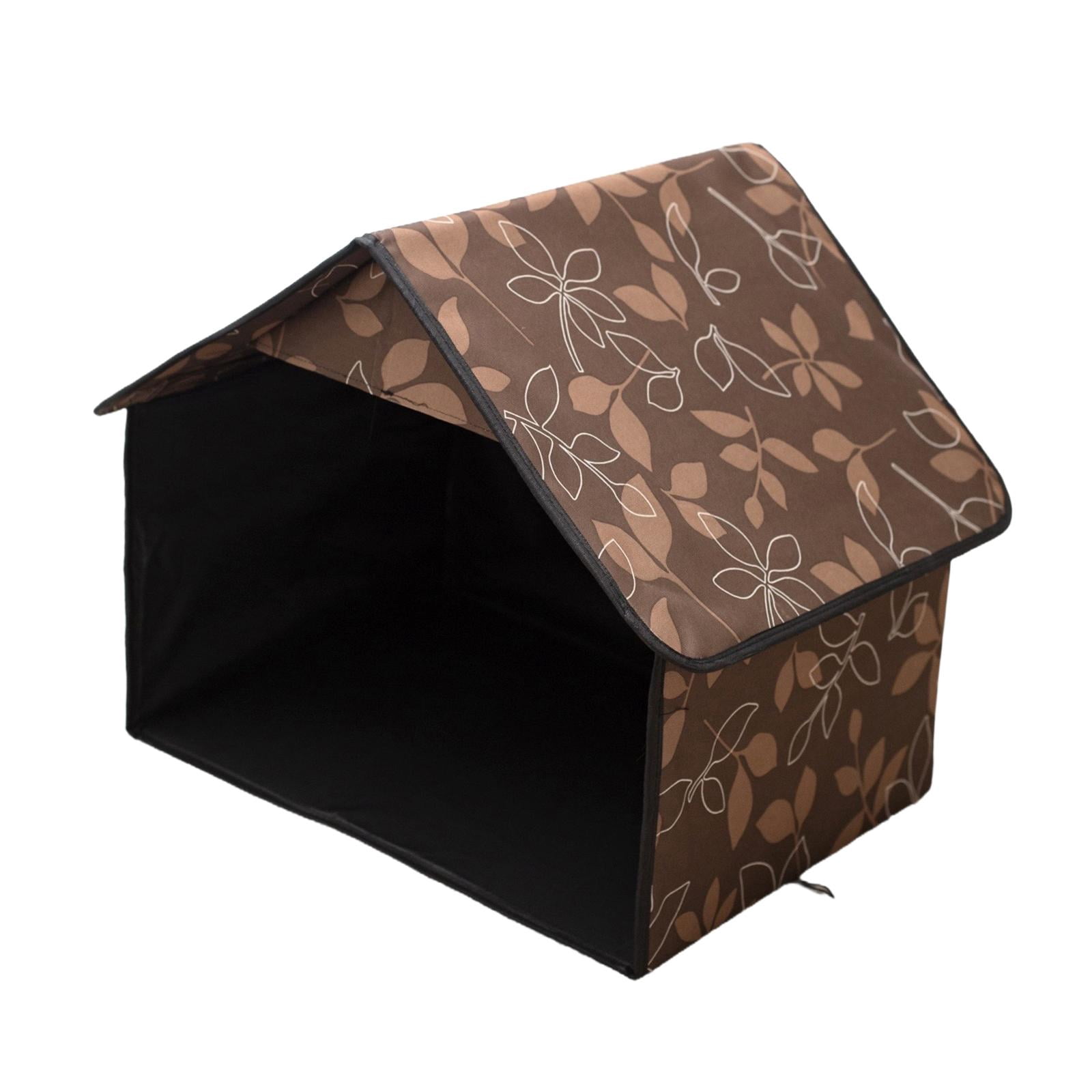 EHJRE Cat House for Outdoor Stray Cats Shelter Warm Comfortable All Seasons Homeless Pet Tent Kennel for Community Outside Backyard