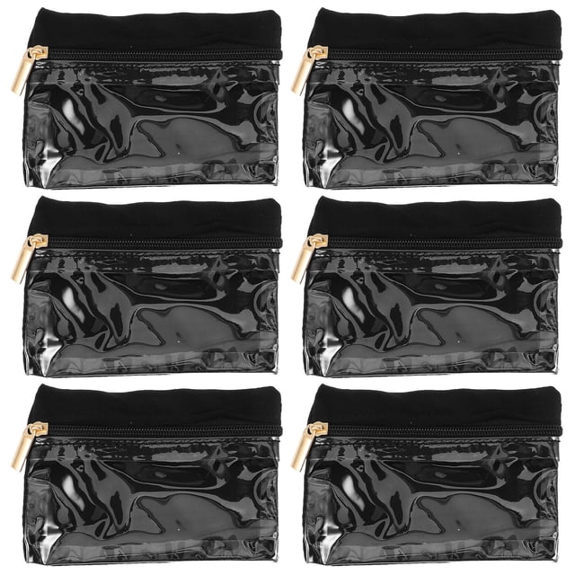 BESTYASH 6Ud Organizador De Joyería Pequeño Negro Para Viaje Fácil De Transportar