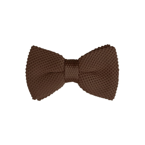 CORBATA DE LAZO PREATADA PARA HOMBRES INSPIRADA EN EL DÍA DEL PADRE, CON CORREA AJUSTABLE, COLOR SÓLIDO, CORBATA DE LANA, COLOR CAFÉ