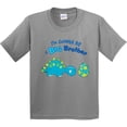 thumbnail image 3 of Inktastic Happy Dinosaur Future Big Brother Youth T-Shirt, 3 of 5