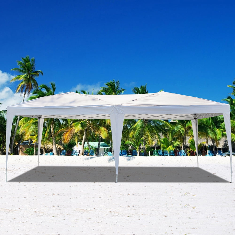 Aimee Lii 120"x240" Canopy Tent Awnings for Decks, Backyard Canopy Gazebo, Outdoor Tent Canopy for Wedding Party Event Tent, White