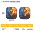 thumbnail image 5 of Yuyamidu Wolf Car Sun Shade Windshield Set of 2 Universal Windshield Shades for Truck SUV Van Easy to Install Automotive Interior Accessories Keep Your Vehicle Cool, 5 of 5