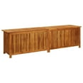 thumbnail image 3 of Misty Outdoor Storage Box, 79 Inch Natural Brown Solid Acacia Wood, 3 of 5