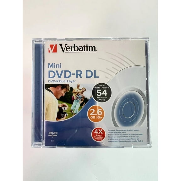 Verbatim 54 Min 2.6 GB 4X DVD-R Recordable Disks Spindle, 15 Pack