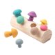 thumbnail image 1 of Bloques De Arcoíris De Madera, Juego De Recogida De Setas, Juguetes Educativos, Ensamblaje A Juego Para Bebés, Juguetes De Agarre Sweethay FN006467-00, 1 of 6