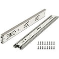 thumbnail image 1 of Guías para cajones de 24 pulgadas Guías deslizantes para cajones Plussmart Guías deslizantes para gabinetes con rodamiento de bolas Guías para gabinetes de extensión completa 3 pliegues 150 lb 6 pares, 1 of 5