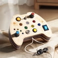 thumbnail image 2 of Controlador de juegos de viaje de madera para niños pequeños, 2 of 5