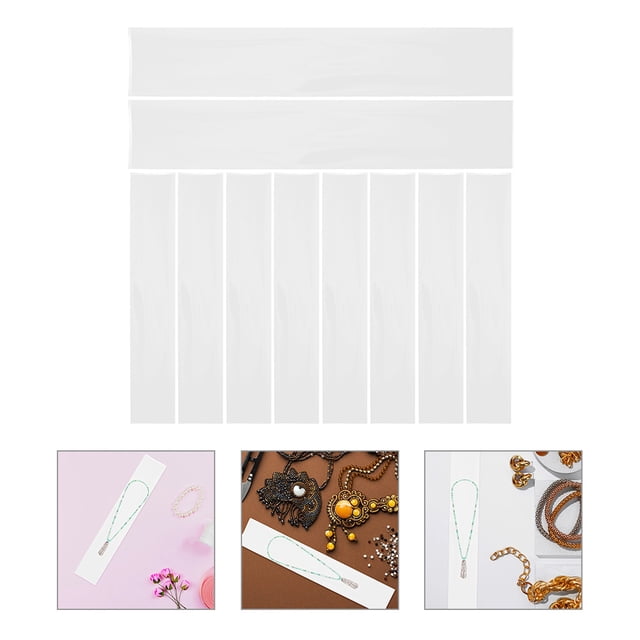 KAKOWELY 400Pcs Jewellery Pouches Transparent PP Display Protection for Retailers Jewelry