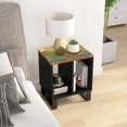 thumbnail image 1 of vidaXL Side Table 40x31x46 cm Solid Wood Reclaimed&Engineered Wood, 1 of 5