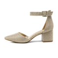 thumbnail image 4 of Zapatos DREAM PAIRS ANNEE Tacón Punta Dorado 8.5, 4 of 7