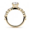 thumbnail image 6 of vylahjewellery Oval Cut Moissanite Ring, Engagement Ring for Women, Solitaire Ring with Side Stones, Classic Wedding Ring, 6 of 9