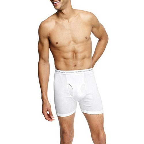 Hanes Men's Tagless Boxer Briefs with Comfort Flex Waistband (4Pack