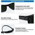 thumbnail image 5 of TINHAO Fit Over Glasses Sunglasses for Men Women Small Glasses Driving Polarized 100% UV Protection Lens, 5 of 7