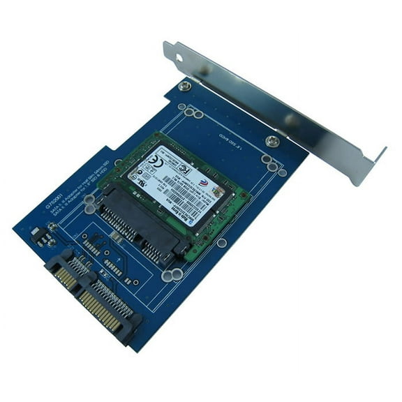 1.8 Inch Micro SATA SSD HDD to SATA Adapter with Bracket