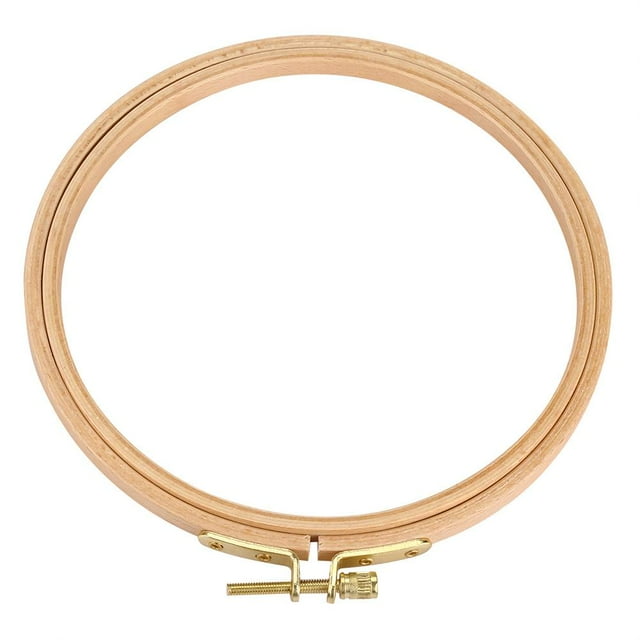 Herwey Embroidery Frame, Hand Embroidery Hoop,Hand Embroidery Hoop Wooden Circle Frame for Cross Stitch Embroider Needle Arts DIY Tool