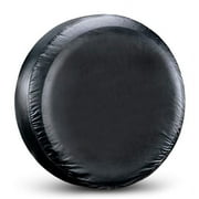 Spare Tire Cover Fit for SUV/Jeep/RV/Trailer/Truck Waterproof Dust-Proof Tire Wheel Protector 65cm/80cm Diameter,Black