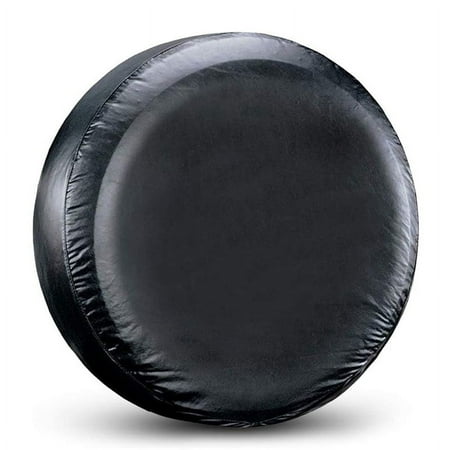 Spare Tire Cover Fit for SUV/Jeep/RV/Trailer/Truck Waterproof Dust-Proof Tire Wheel Protector 65cm/80cm Diameter,Black