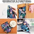 thumbnail image 7 of SKYSONIC 1 Pack Art Flowe Kitchen Towels Soft Absorbent Dish Towels Reusable Tea Towels Set 28 x 18 Inch, 7 of 7