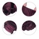 thumbnail image 4 of INSPIRAR CHIC Ropa de Mujer Talla Grande Braguitas de Cintura Baja de Satén Suave con Brillos Talla Mediana Burdeos, Gris, Rojo Rosa, 4 of 6