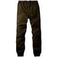 thumbnail image 3 of Pantalones Jogger Chino Holgados para Hombre en Amarillo Ejército, 3 of 5