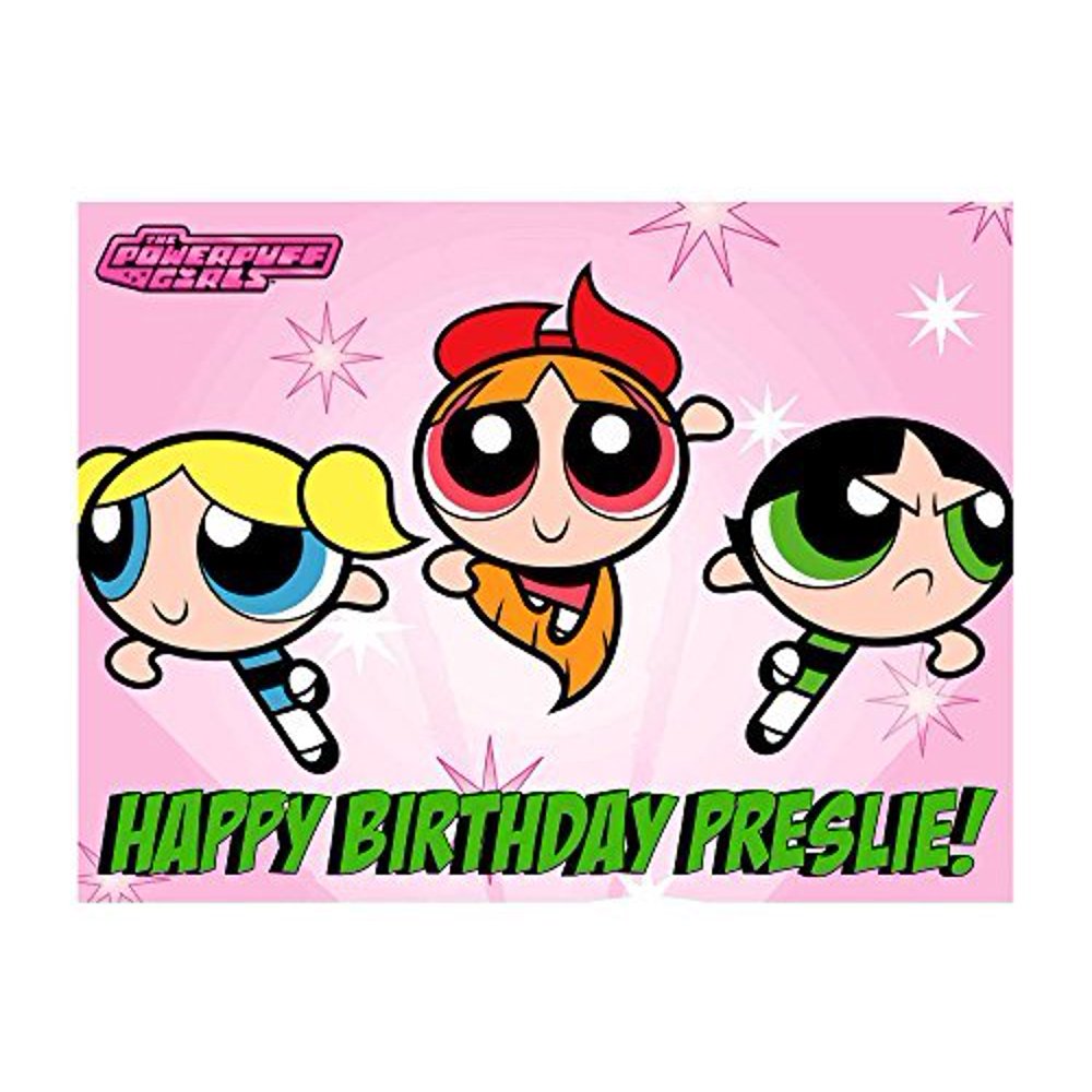 Powerpuff Girls edible party decoration cake topper