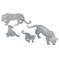 thumbnail image 2 of 4Pcs Cheetah Toy Model Vivid Details Lifelike Improves Cognition Cheetah Family Model for Home Decor Gifts Teaching Aids, 2 of 4