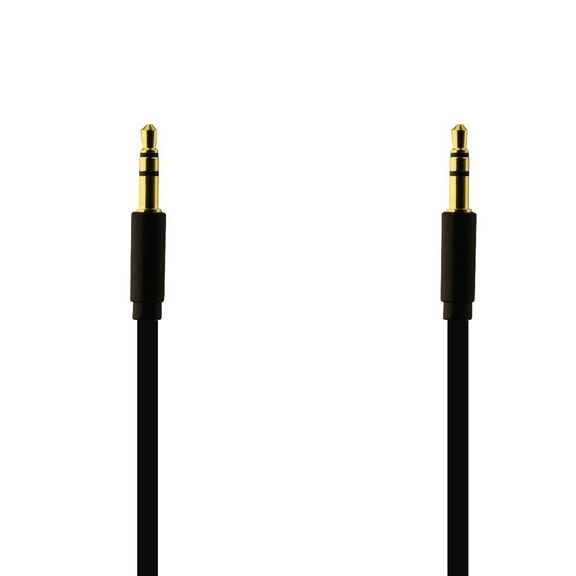 PureGear (UNICBL13046) 4Ft Auxiliary Audio Cable for 3.5mm Headphone Jack-Black