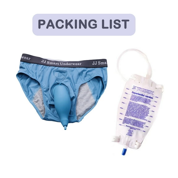 JJICN Men's Washable Incontinence Cotton Comfortable Urine Collector Bladder Incontinence Pad (l)