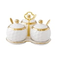 thumbnail image 4 of veasfak 3 Pieces Ceramic Spice Jars Seasoning Pepper Boxes for Restaurants Farmhouse White, 4 of 9