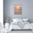 thumbnail image 6 of Beach Wall Art Beach Heart Pictures Wall Decor Coastal Sunset Sunrise Canvas Prints Ocean Waves Seascape Painting Modern Artwork Home Decoration for Bathroom Bedroom Living Room 12"x16", 6 of 6