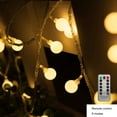 thumbnail image 2 of Cadena de luces ZIMINGU, 6 m, 40 LED, con forma de globo, resistente al agua, USB, 2 of 8