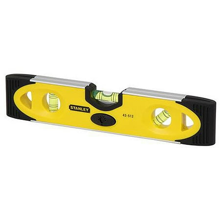 Stanley Shock-Resistant Torpedo Level Magnetic and Lighted, 9", 43-512