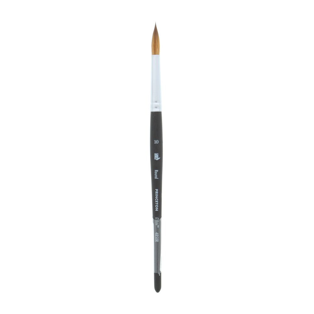Princeton Brush Elite Synthetic Kolinsky Sable Watercolor Brush, Round