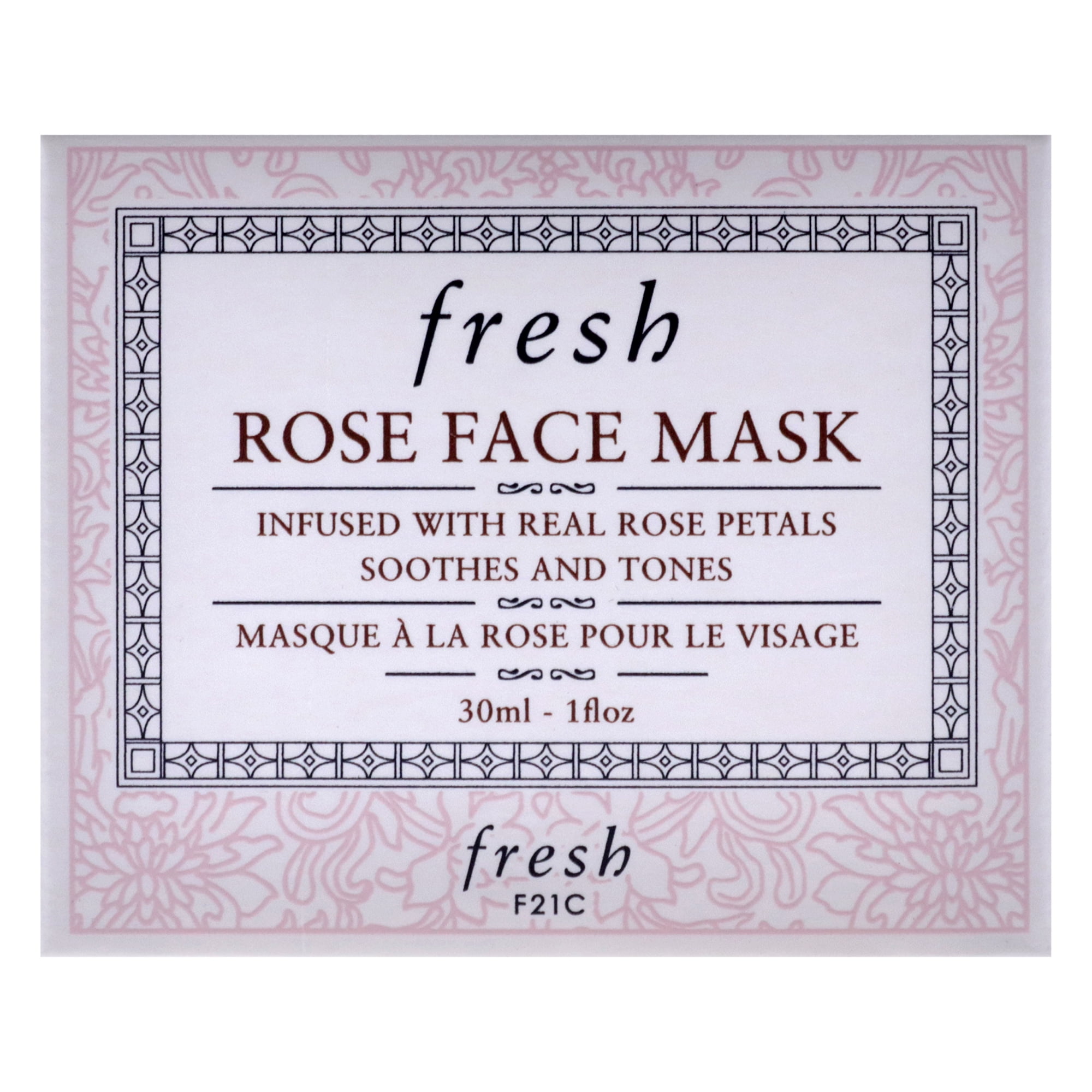 Fresh Rose Face Mask , 1 oz Mask