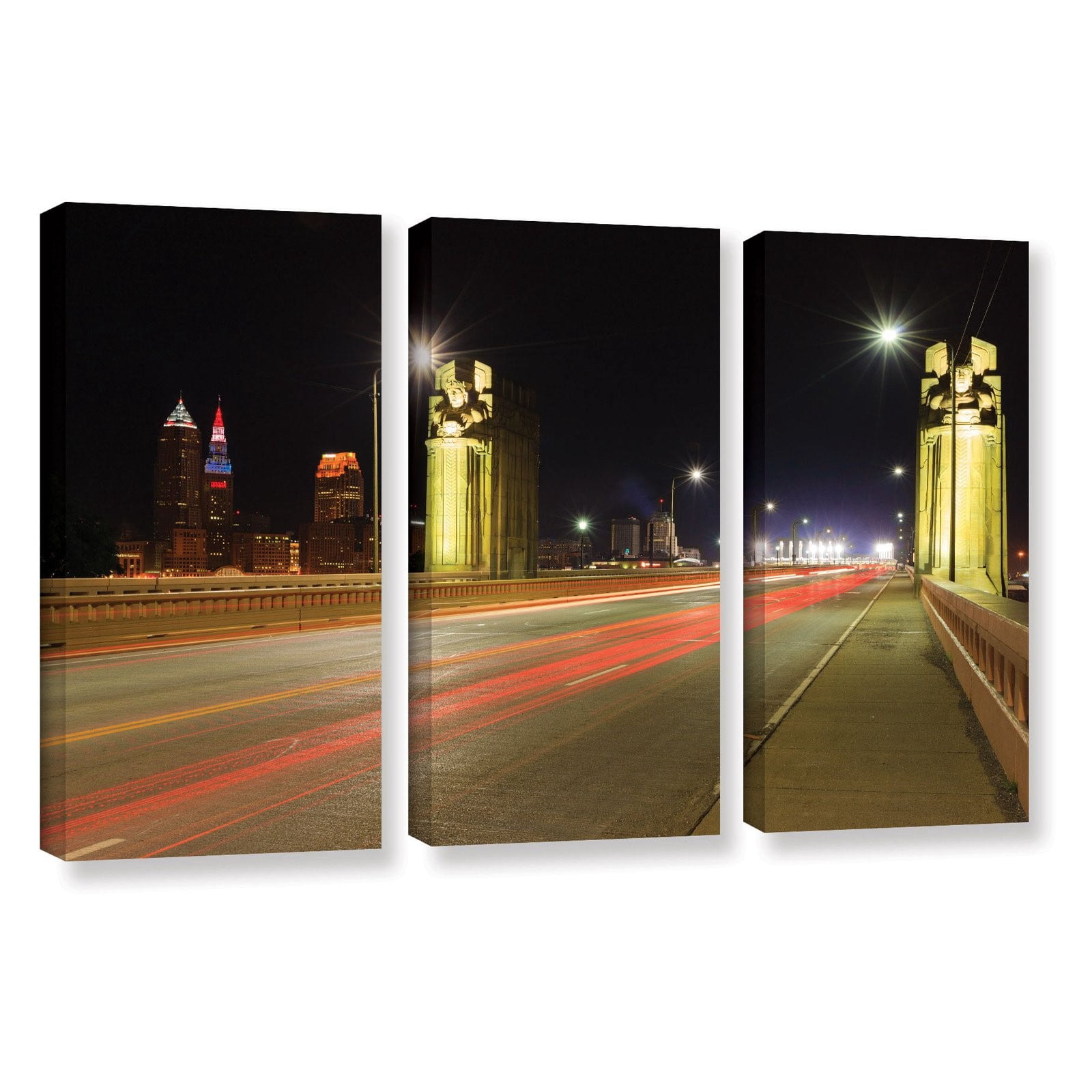Cody York "Cleveland 7" Floater-Framed Gallery-Wrapped Canvas