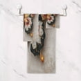 thumbnail image 5 of 3 Piece Bath Towels Set Bath Towel, Hand Towel and Face Towel for Bathroom, Gym, Hotel Gorgeous Colors Butterfly, 5 of 8