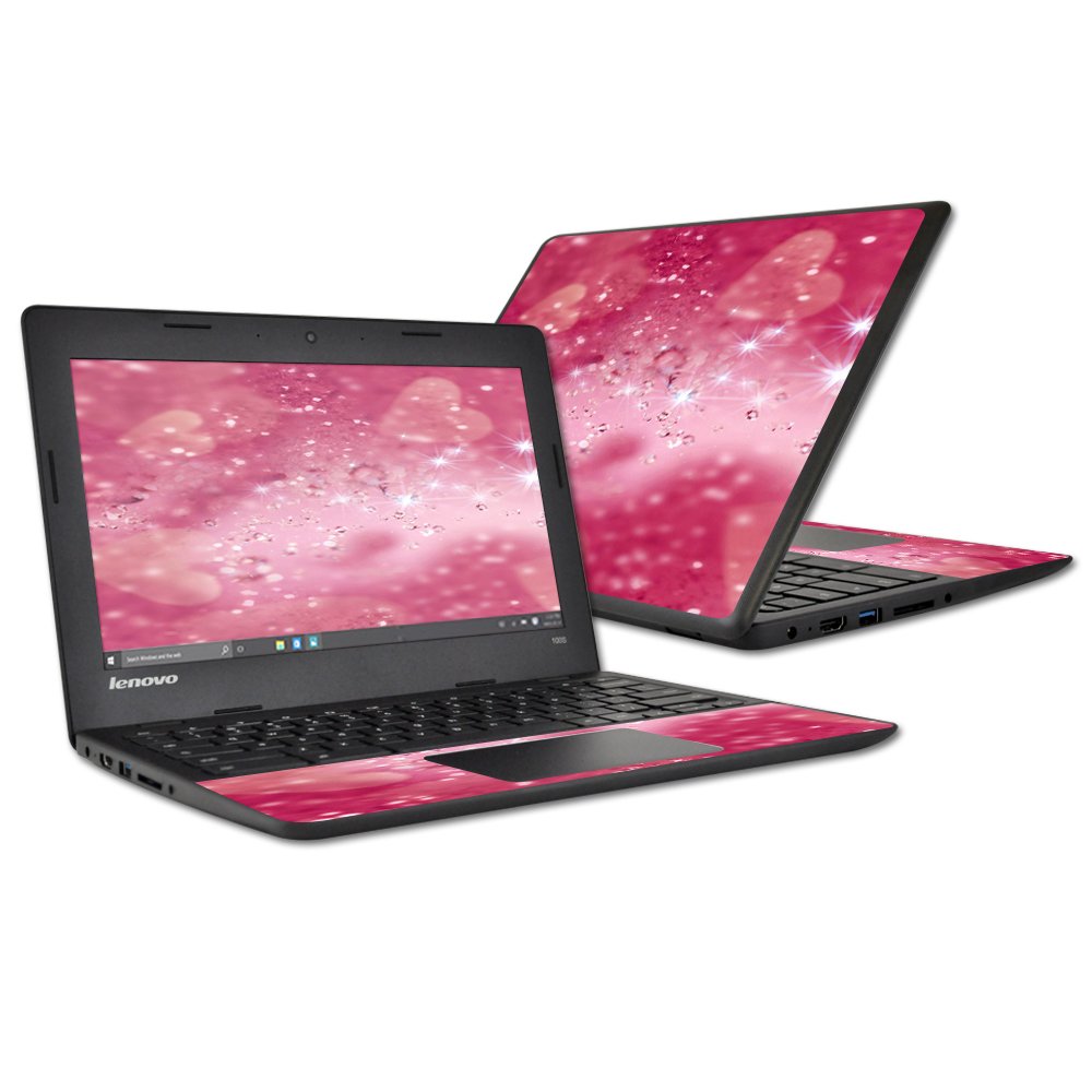 Skin Decal Wrap for Lenovo 100s Chromebook Pink Diamonds