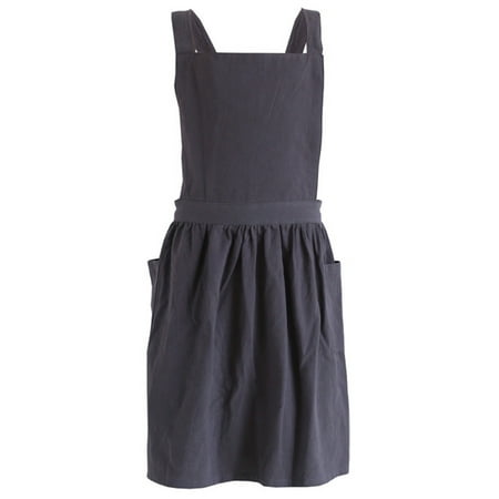 

Gray Kid Cotton Linen Bib Apron Craft Classroom Drawing Family