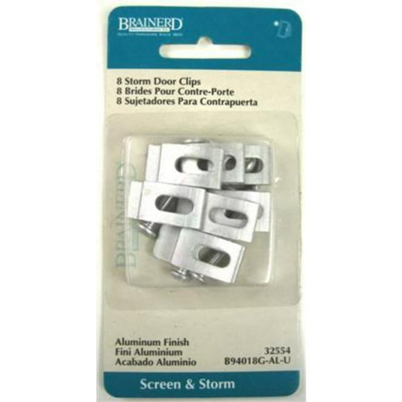 Storm Door Window Clips