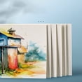 thumbnail image 5 of 50Sheets/Set Thickened Professional Blank Water Color Paper Postcard Art Painting Special Paper Watercolor Cardboard Watercolor Paper Sketchbook 01, 5 of 8
