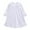 White, variant on Zwiiyzr 6M-9Y Girls Velvet Pajama Sets Toddler Baby Kids Christmas Doll Collar Ruffled Dress Winter Solid Color Lace Trim Long Sleeved Home Wear Nightgown Clothes Dress Pink