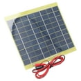 thumbnail image 1 of Solar  Panel -5W 12V Polysilicon Material Low Light Efficiency Lightweight Charging For, Solar Battery  & Charging Kits, 1 of 8