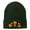 Olive, variant on Halloween Candies Embroidered Long Beanie - Navy OSFM